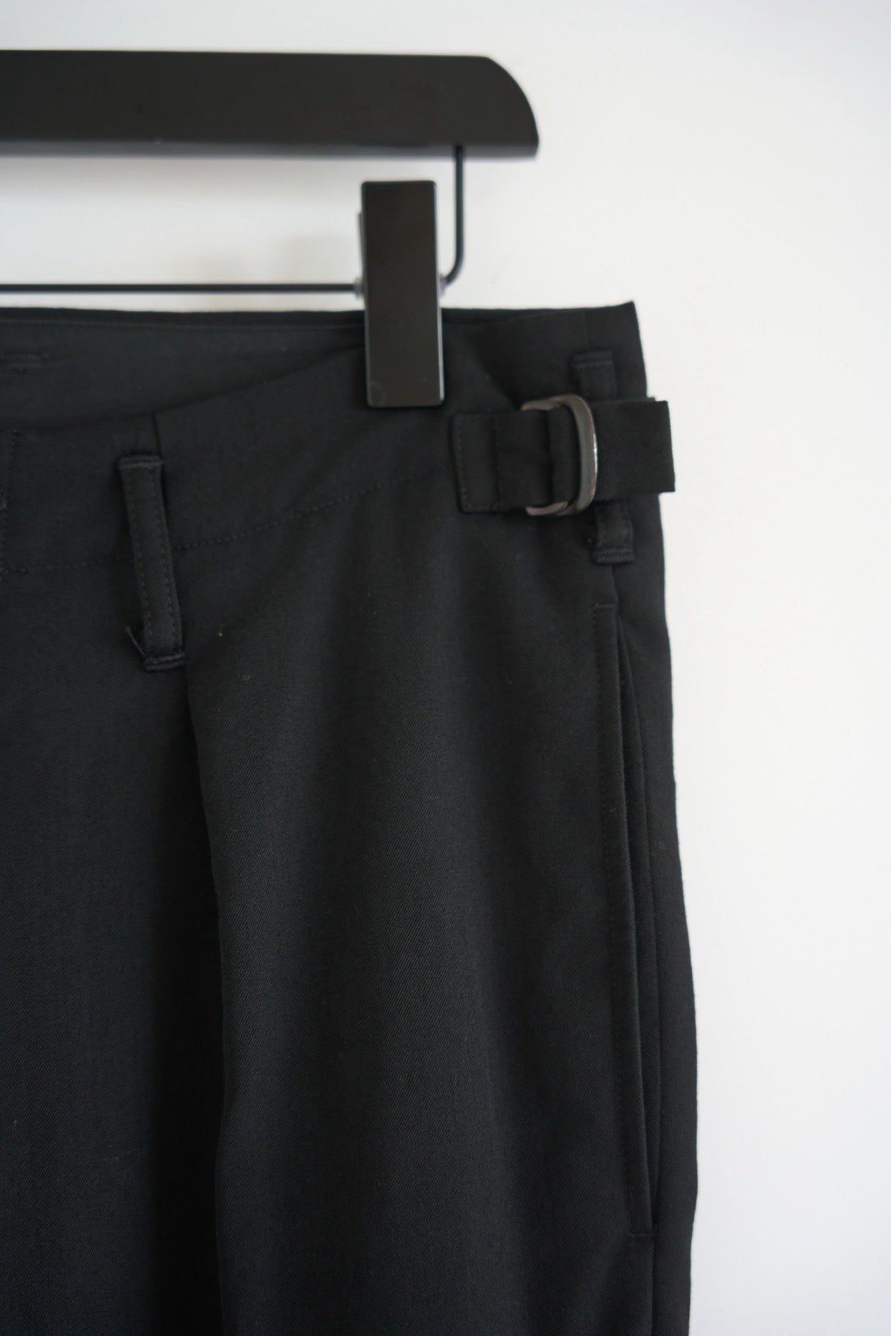 Yohji Yamamoto 19AW White Button Wool Trousers