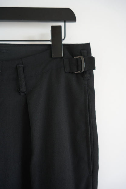 Yohji Yamamoto 19AW White Button Wool Trousers