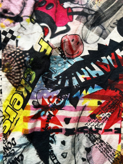 Nozomi Ishiguro Graffiti Print Long Pants