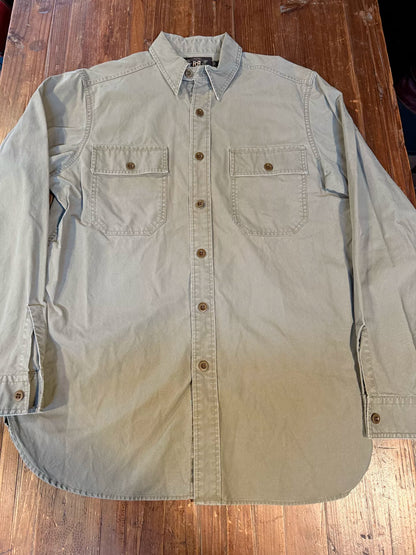 RRL Ralph Lauren Khaki Utility Shirt M