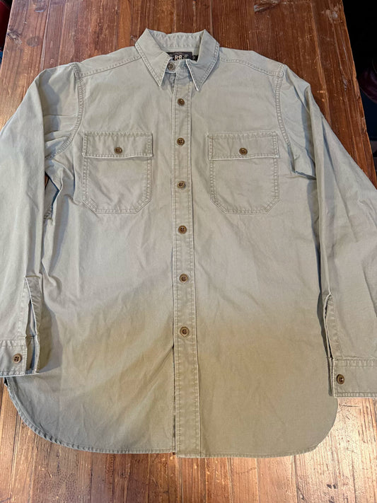 RRL Ralph Lauren Khaki Utility Shirt M