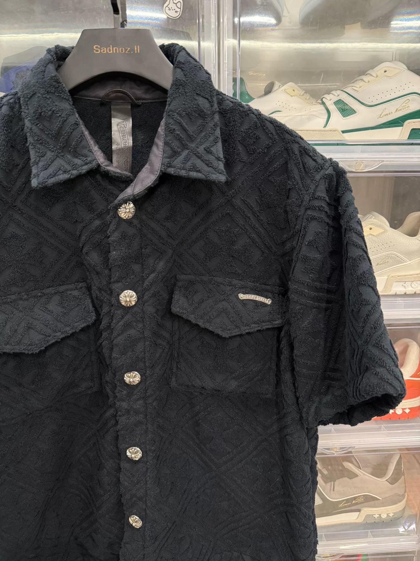 Chrome Hearts Black Short-Sleeve Shirt