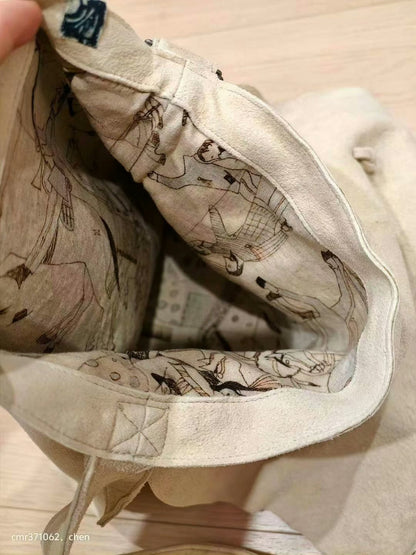 VISVIM 23 ICT Deerskin Shoulder Bag