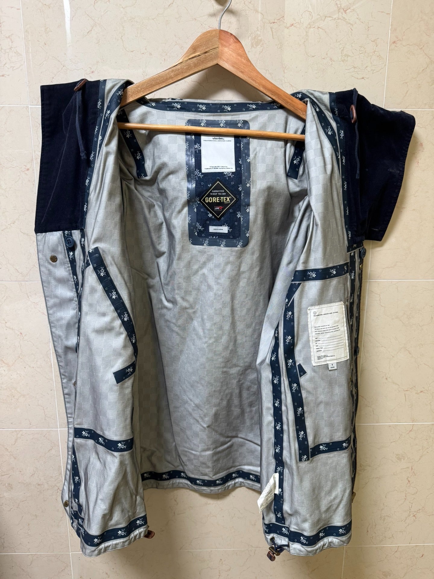 visvim awol smock 3l gore-tex coat