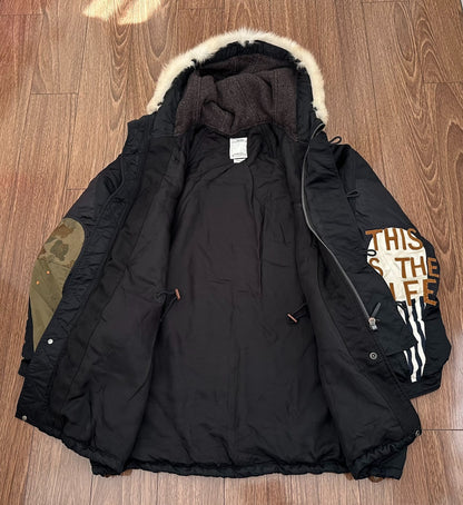 visvim valdez coat with fur hood