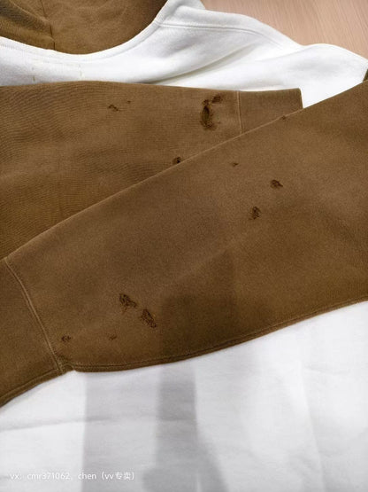 visvim 20SS Jumbo Distressed Hoodie