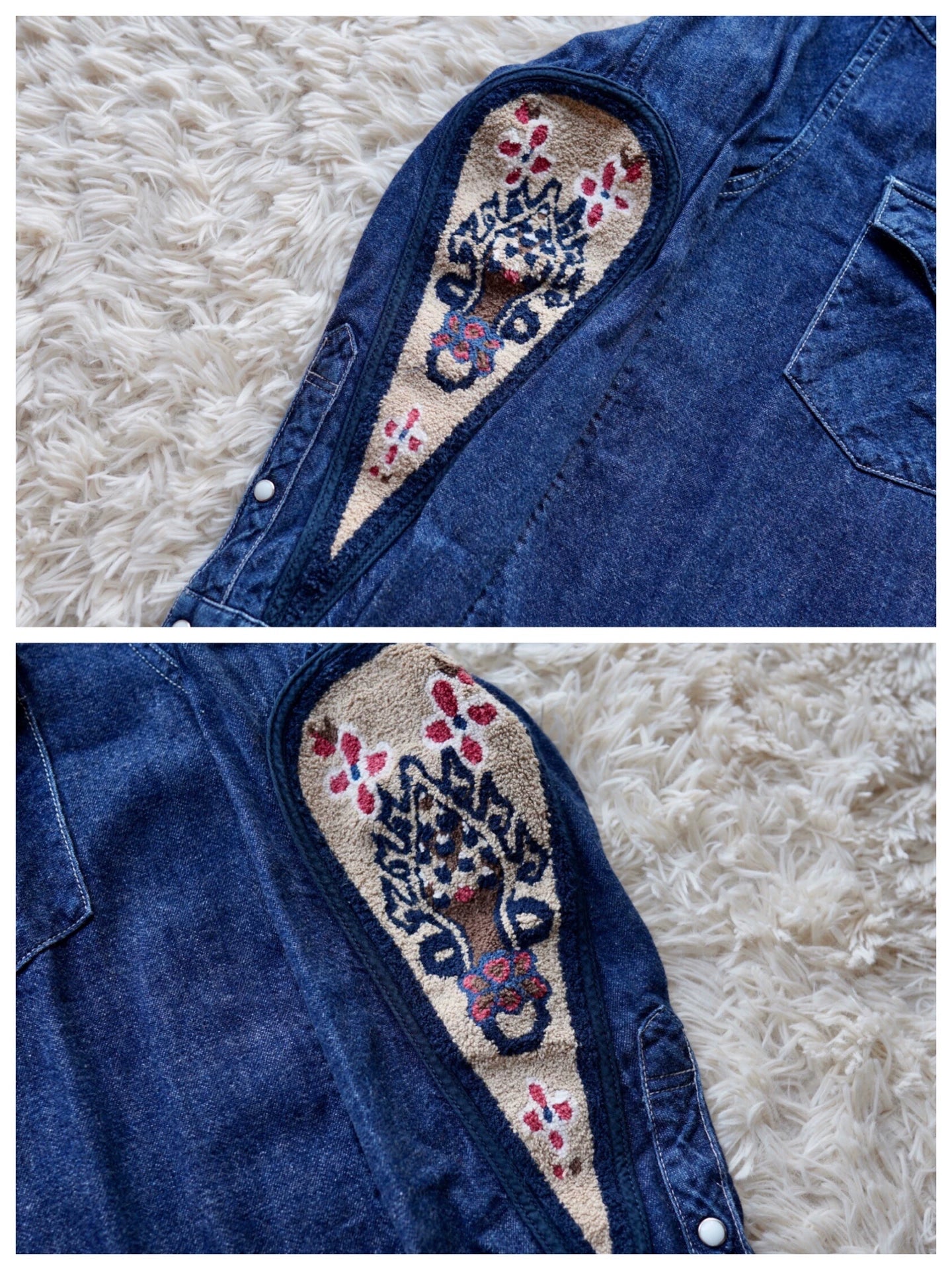 visvim Albacore One Wash Embroidery Denim Shirt