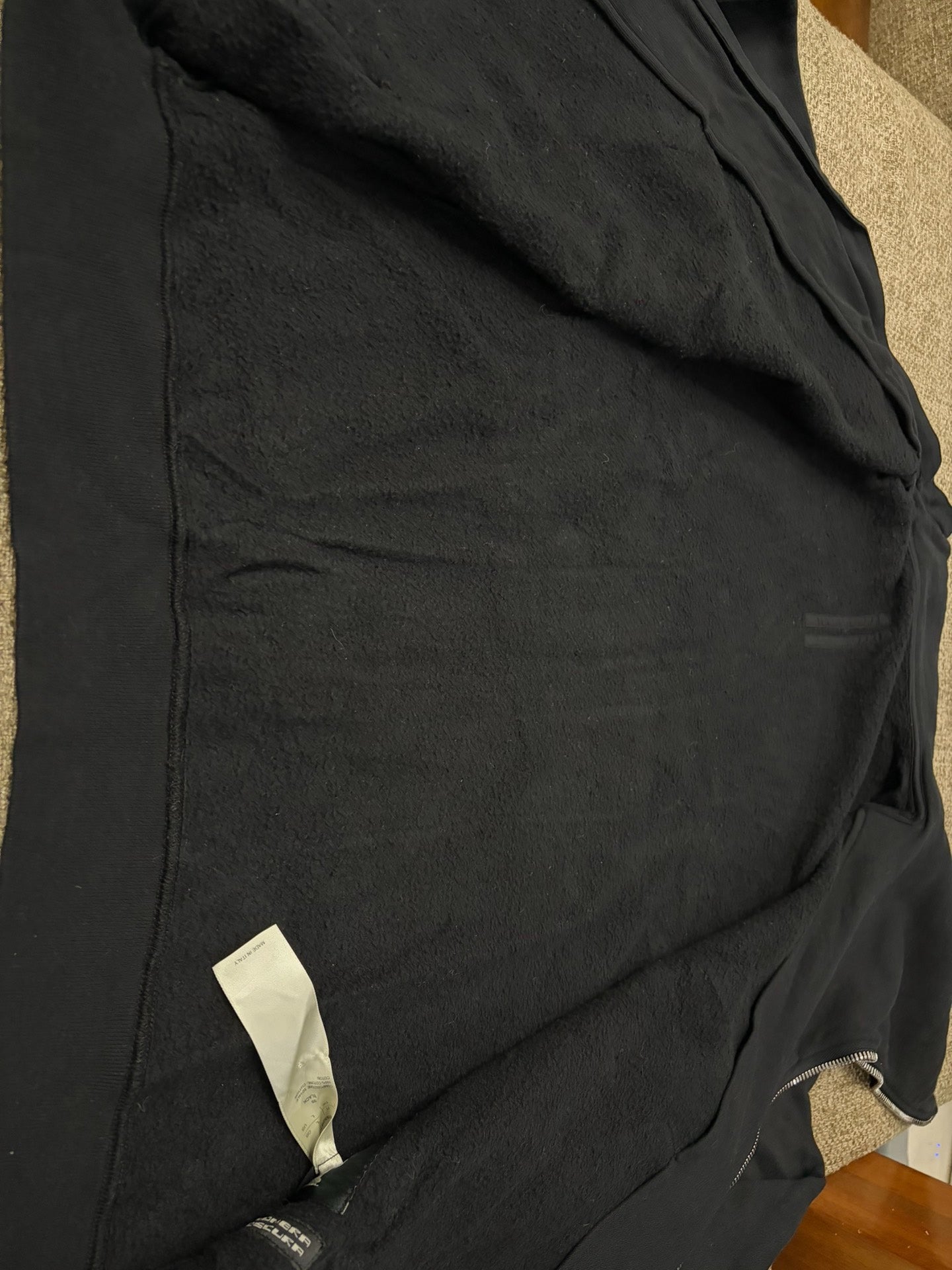 Rick Owens DRKSHDW Side Zip High Neck Coat