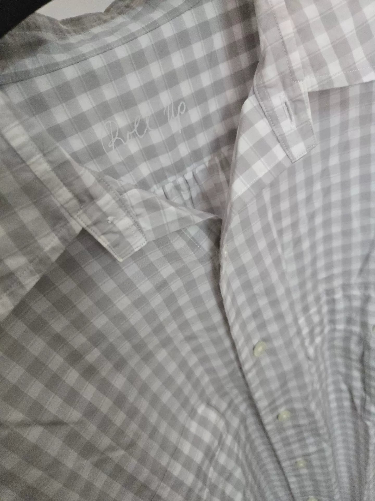 Porter Classic Roll Up Kyoto Limited Gray Check Shirt