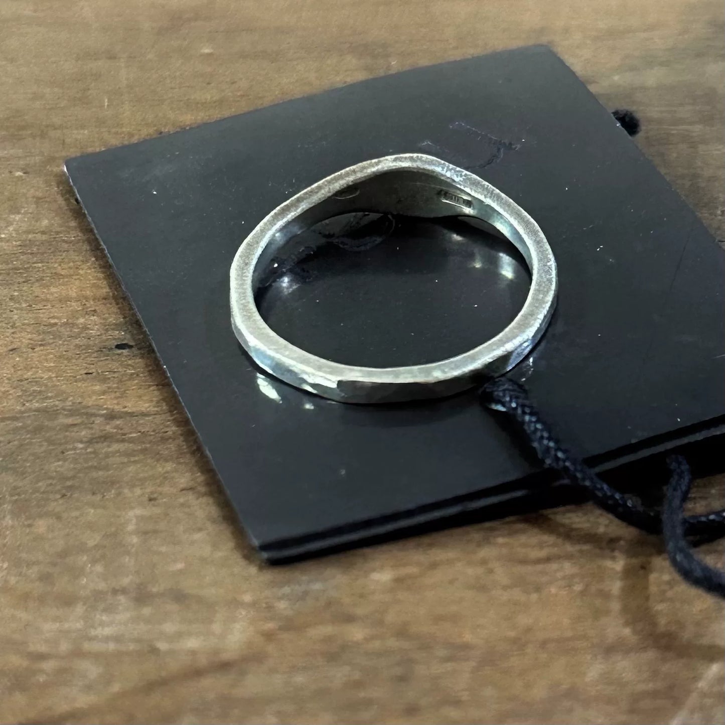 rare m.a+ silver cross ring