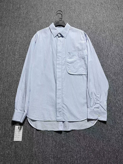 Dior Striped Embroidered Logo Shirt Men
