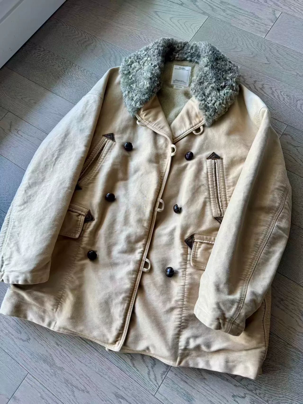 visvim Furlong Coat Beige Size 2