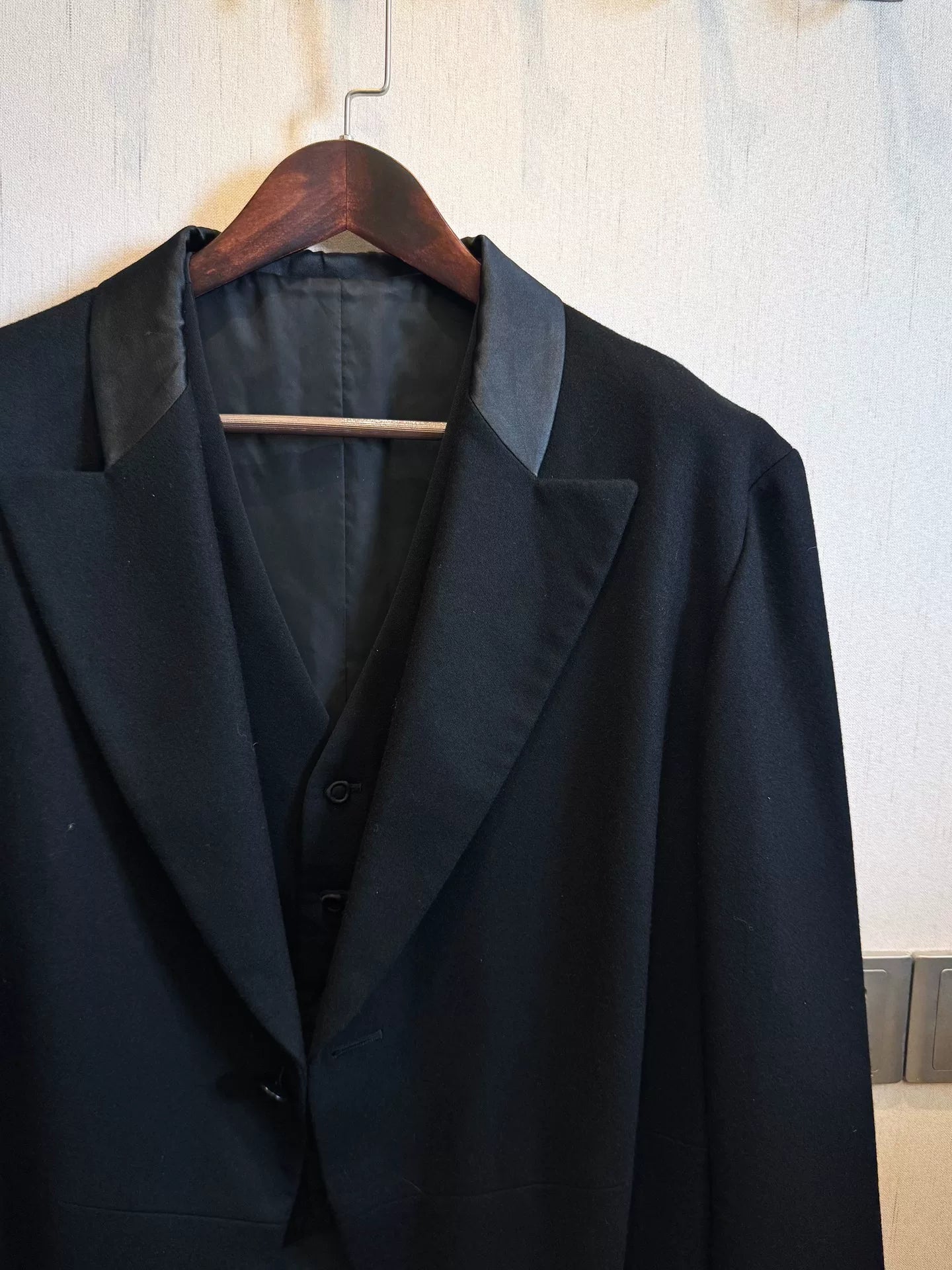 Yohji Yamamoto 99AW Satin Collar Morning Coat
