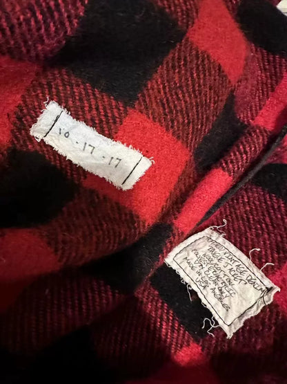 Greg Lauren Wool and Denim Coat