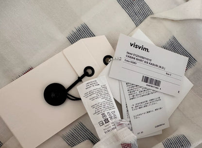visvim caban short sleeve shirt kasuri