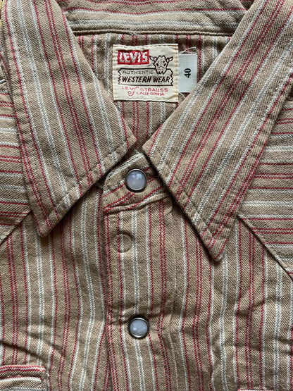 Levis LVC Plaid Long-Sleeve Shirt 40