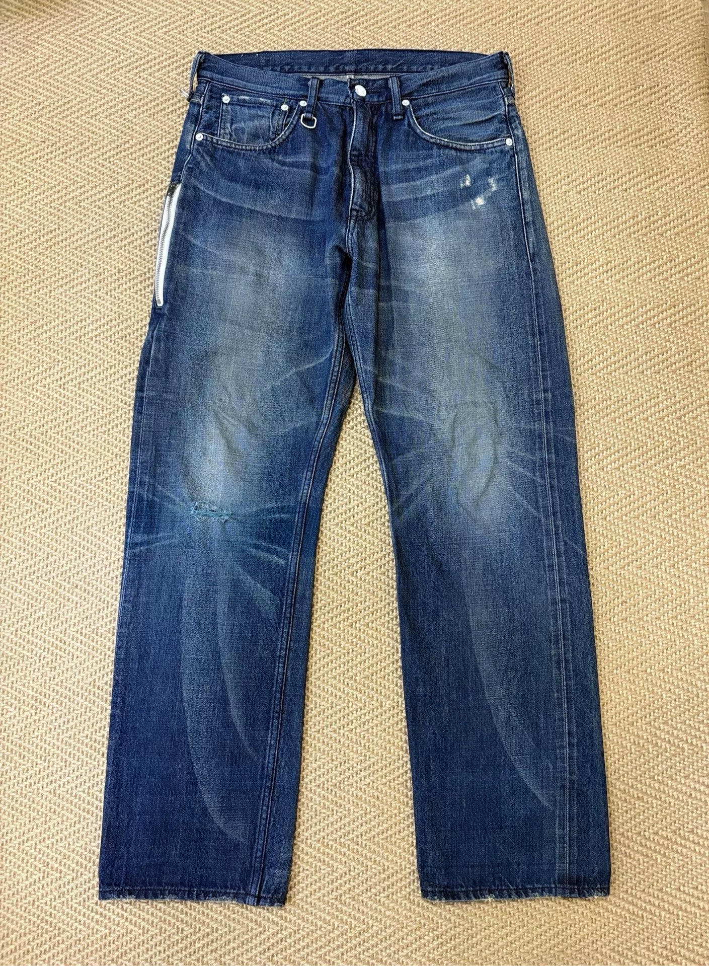 Levi's Fenom White Button Washed Jeans
