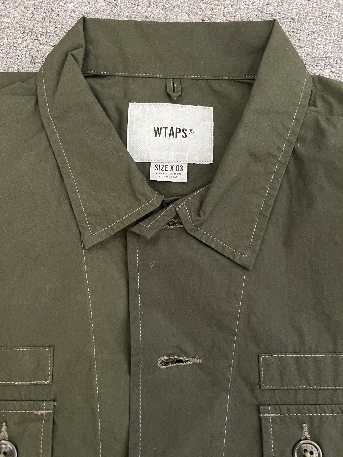 WTAPS Jungle LS 18SS Four-Pocket Shirt