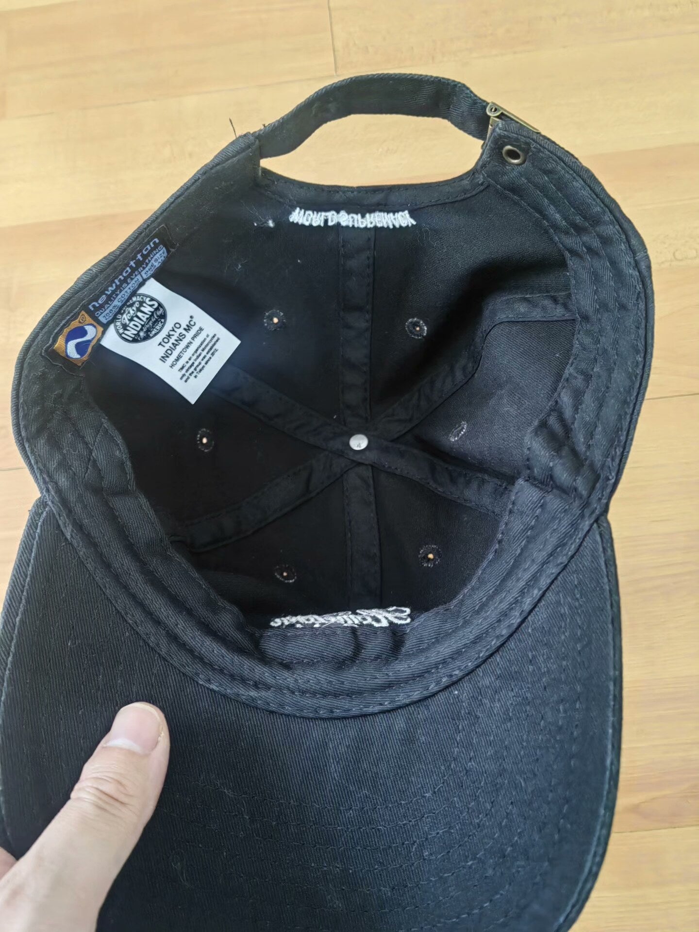 embroidered baseball cap from tokyo indians