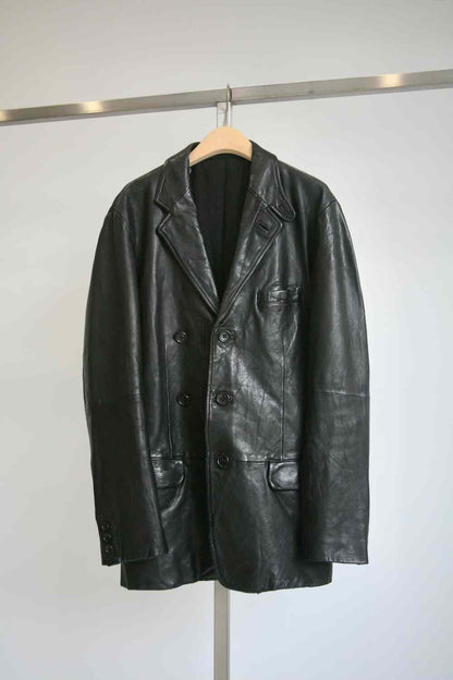 Yohji Yamamoto Pour Homme Runway Leather Jacket
