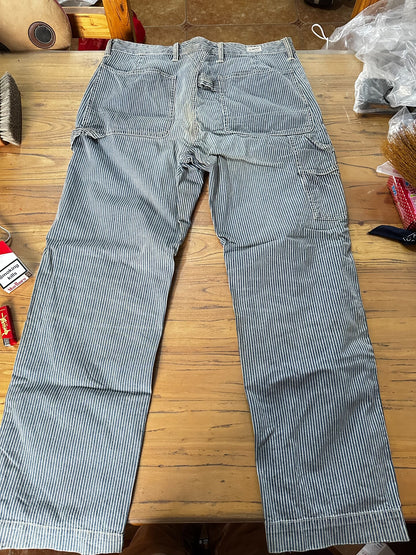 RRL Vintage Blue White Striped Pants