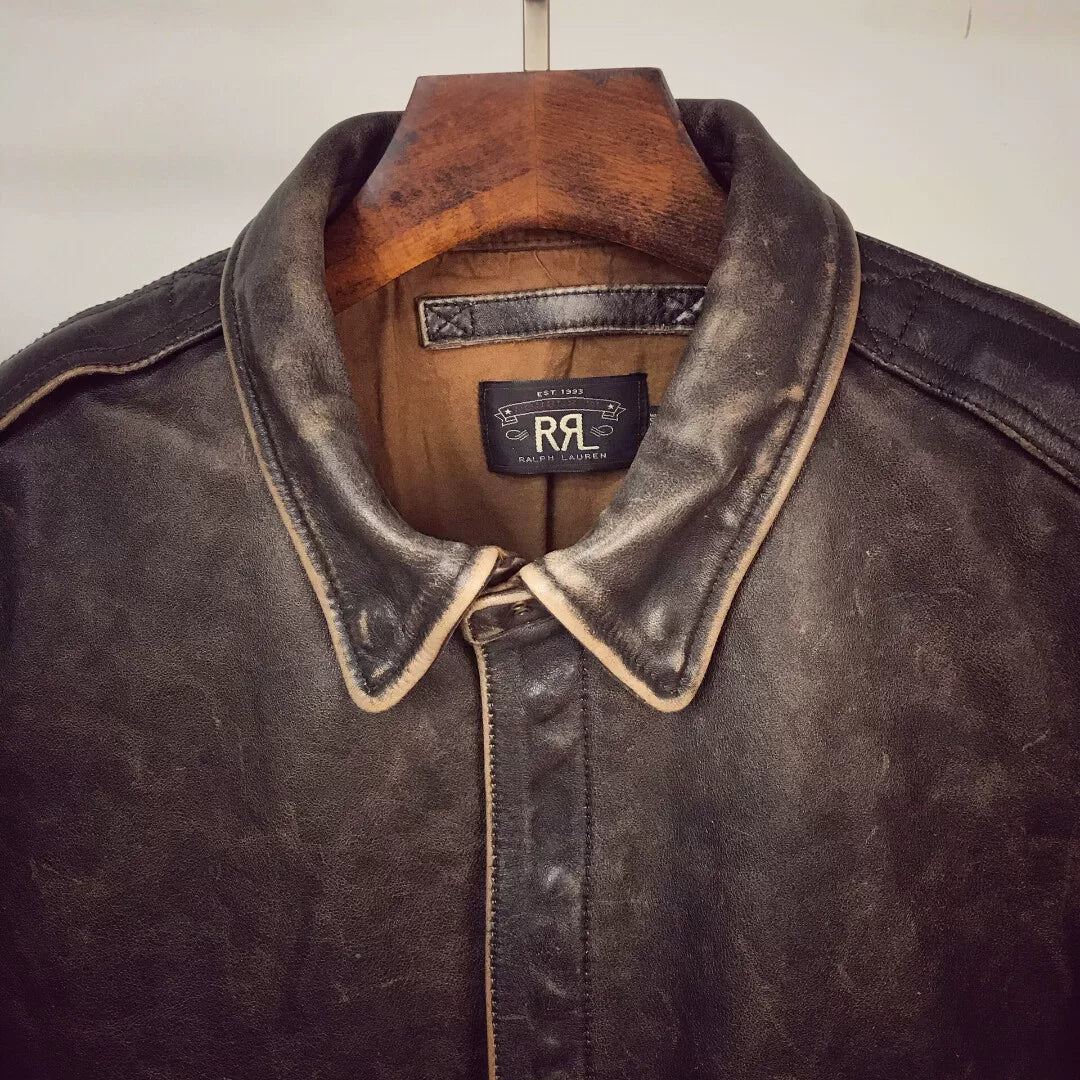 RRL A2 Vintage Horsehide Jacket