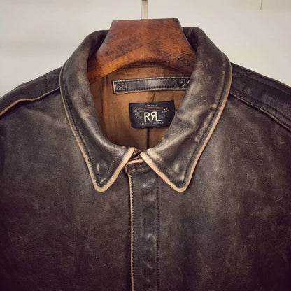 RRL A2 Vintage Horsehide Jacket