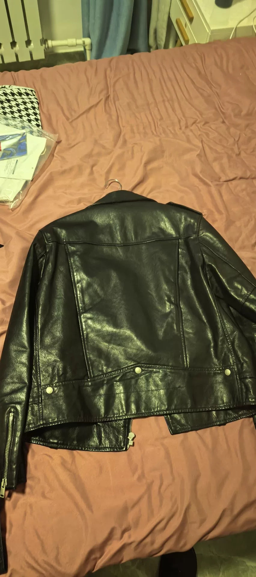 Saint Laurent Men's Black Biker Jacket