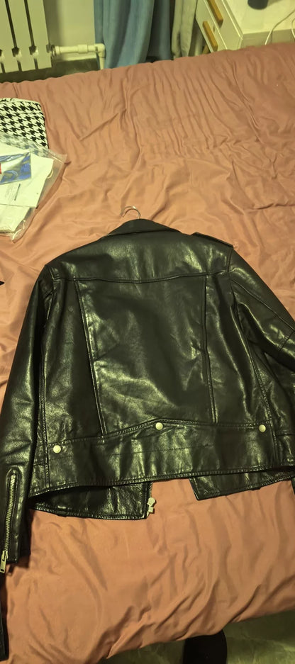 Saint Laurent Men's Black Biker Jacket