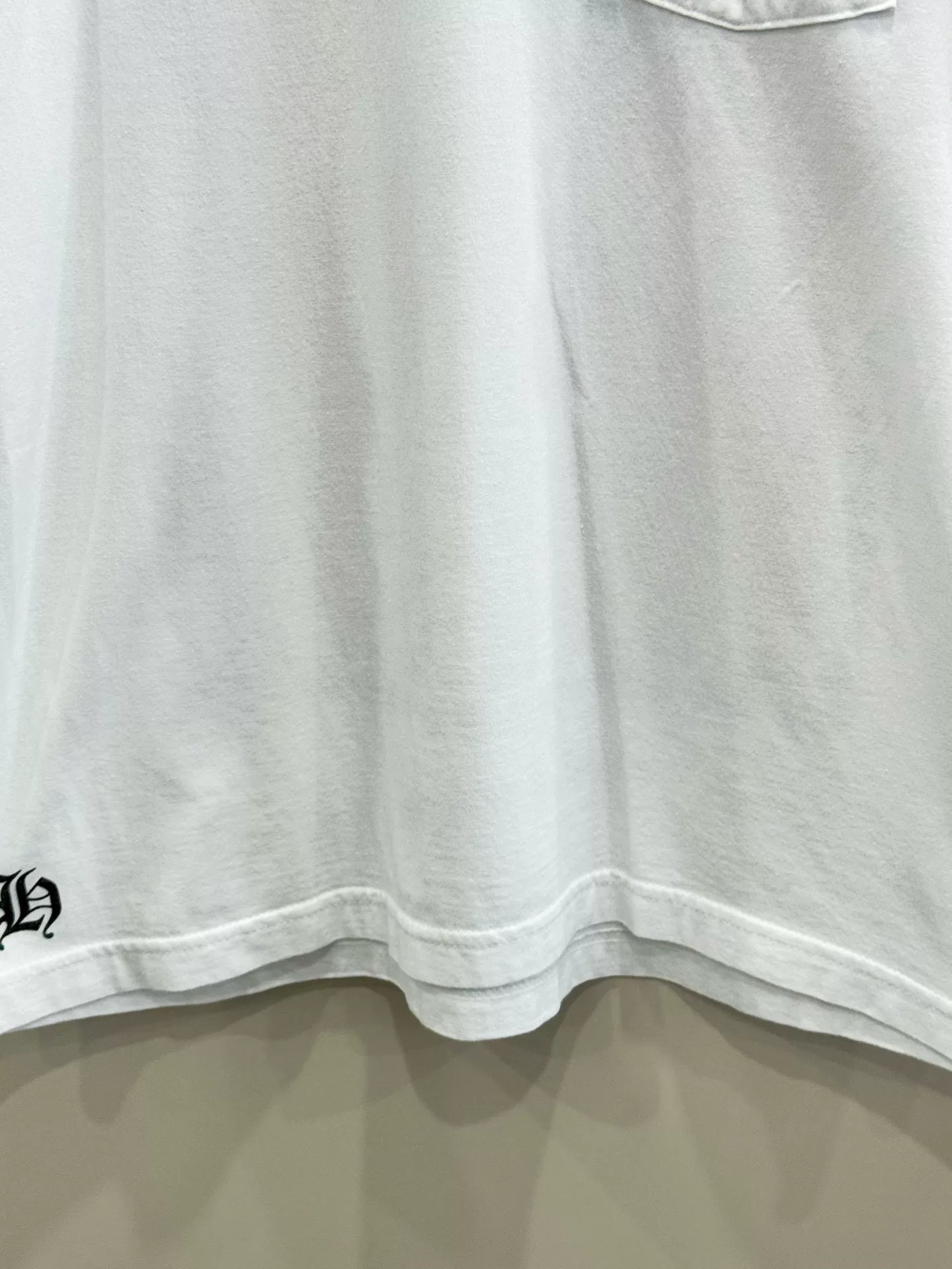 chrome hearts white flag short sleeve t-shirt