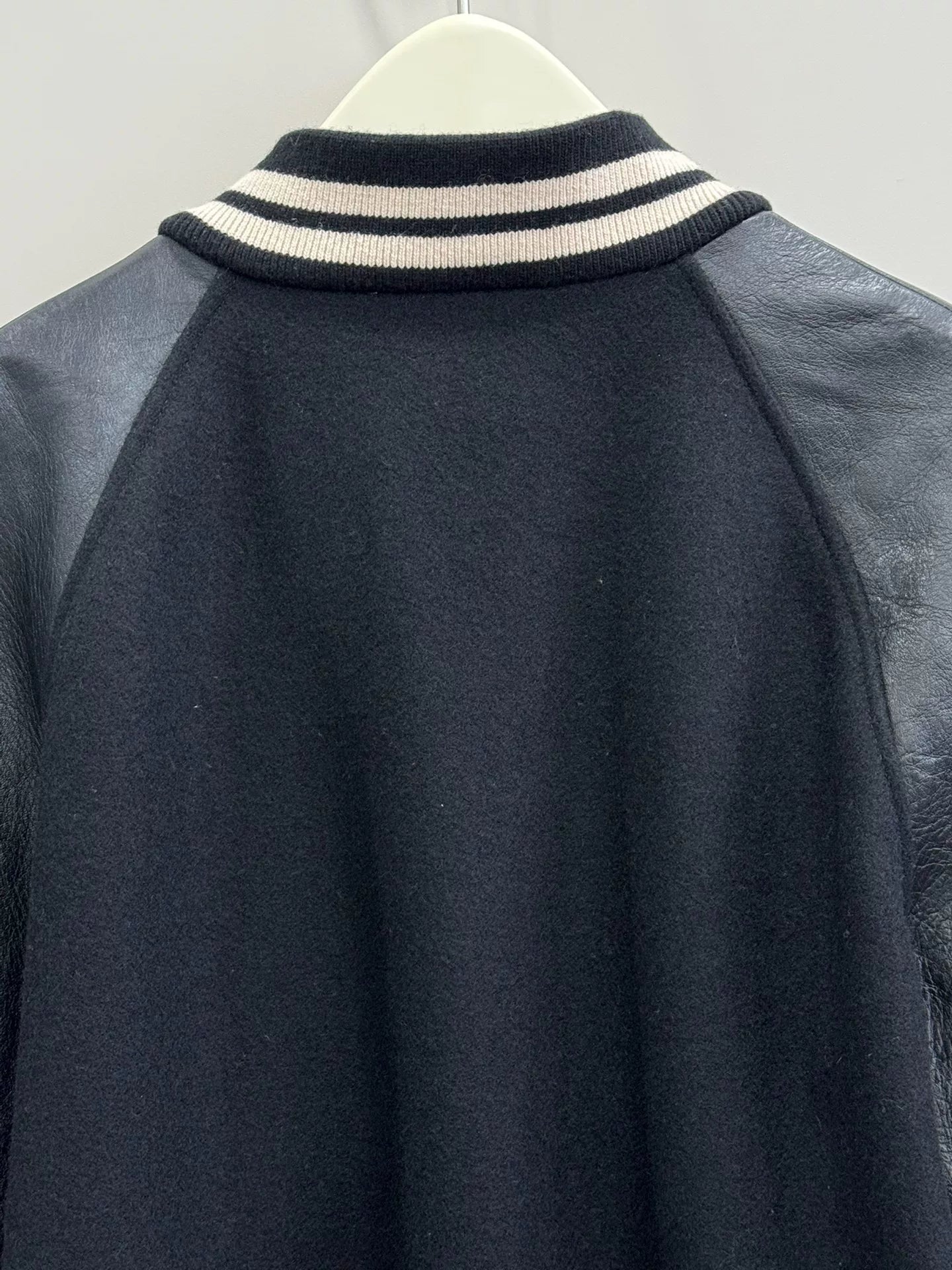 gucci wool leather bomber jacket size 50