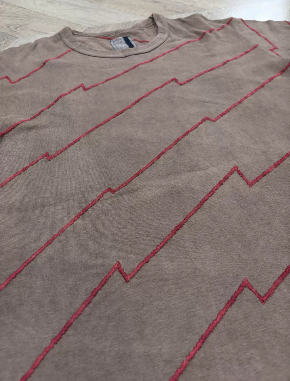 visvim ict embroidery mud crew t-shirt