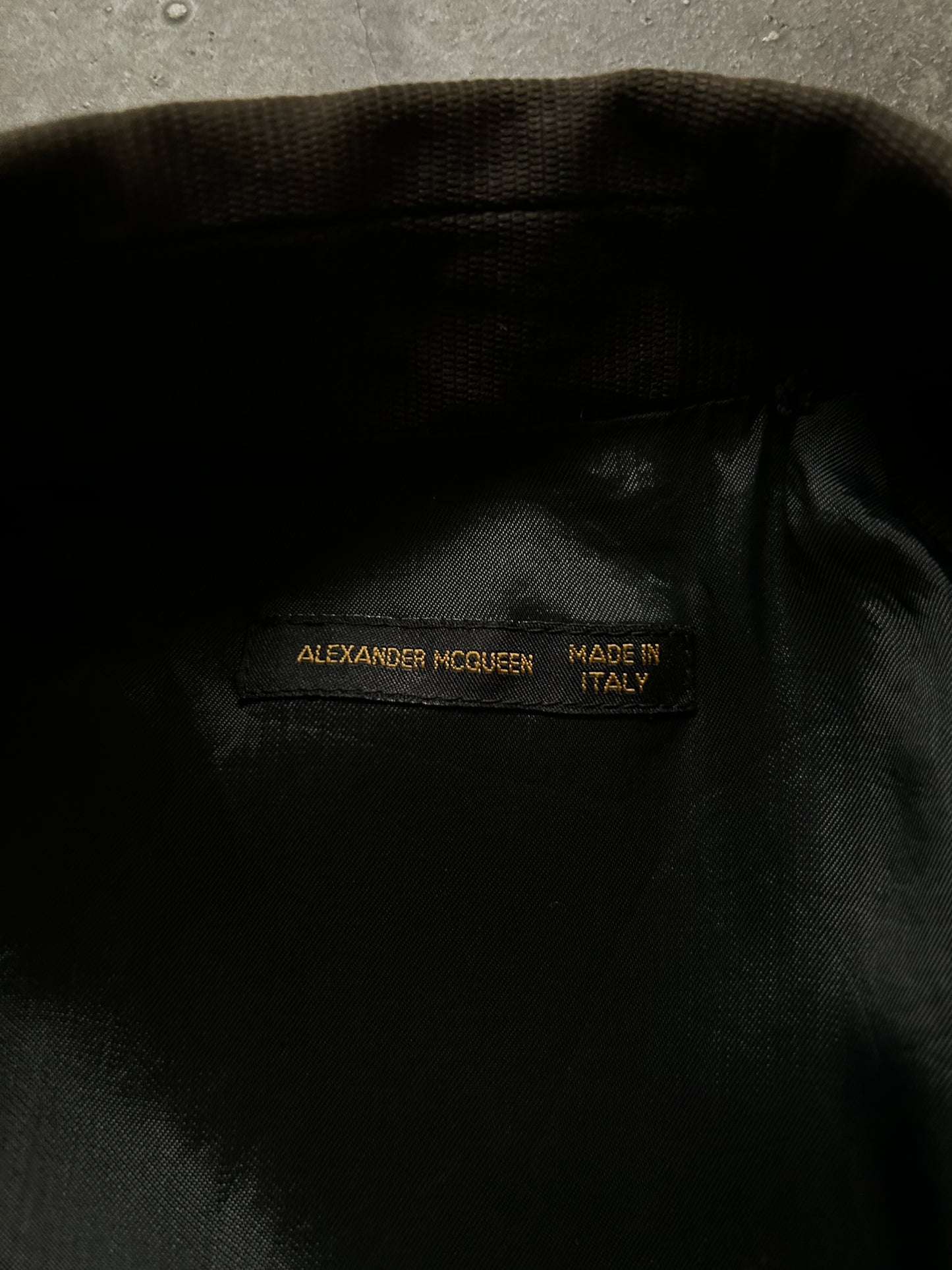 Alexander McQueen 2001aw Black Vest