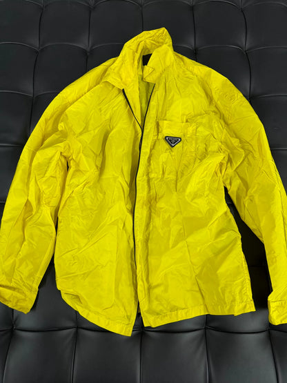 Prada Blue Nylon Zip Jacket