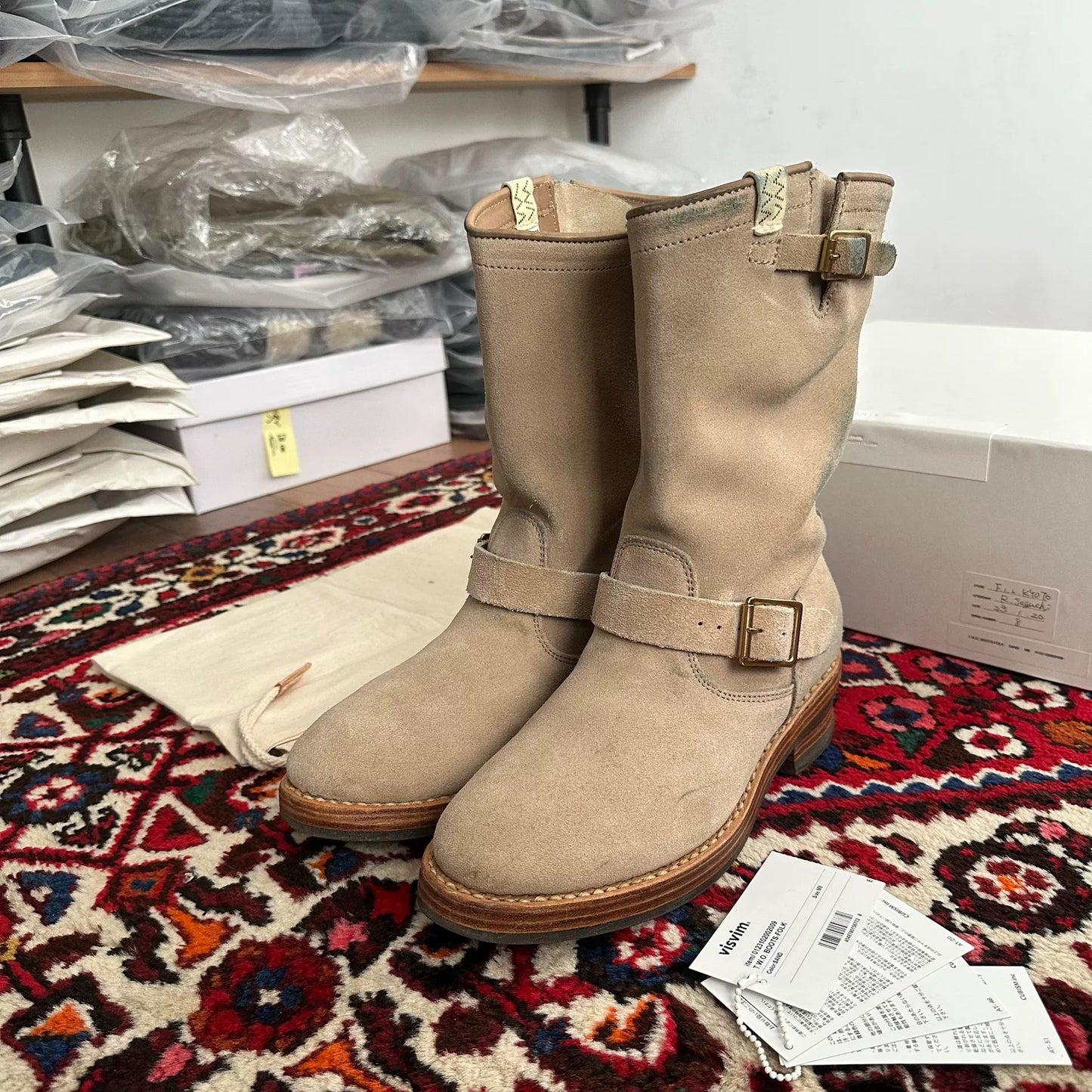 Visvim T.W.O Boots Folk Engineering Style