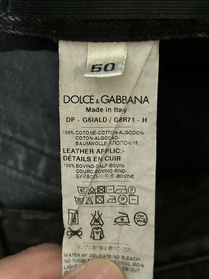 Dolce & Gabbana Distressed Gray Jeans