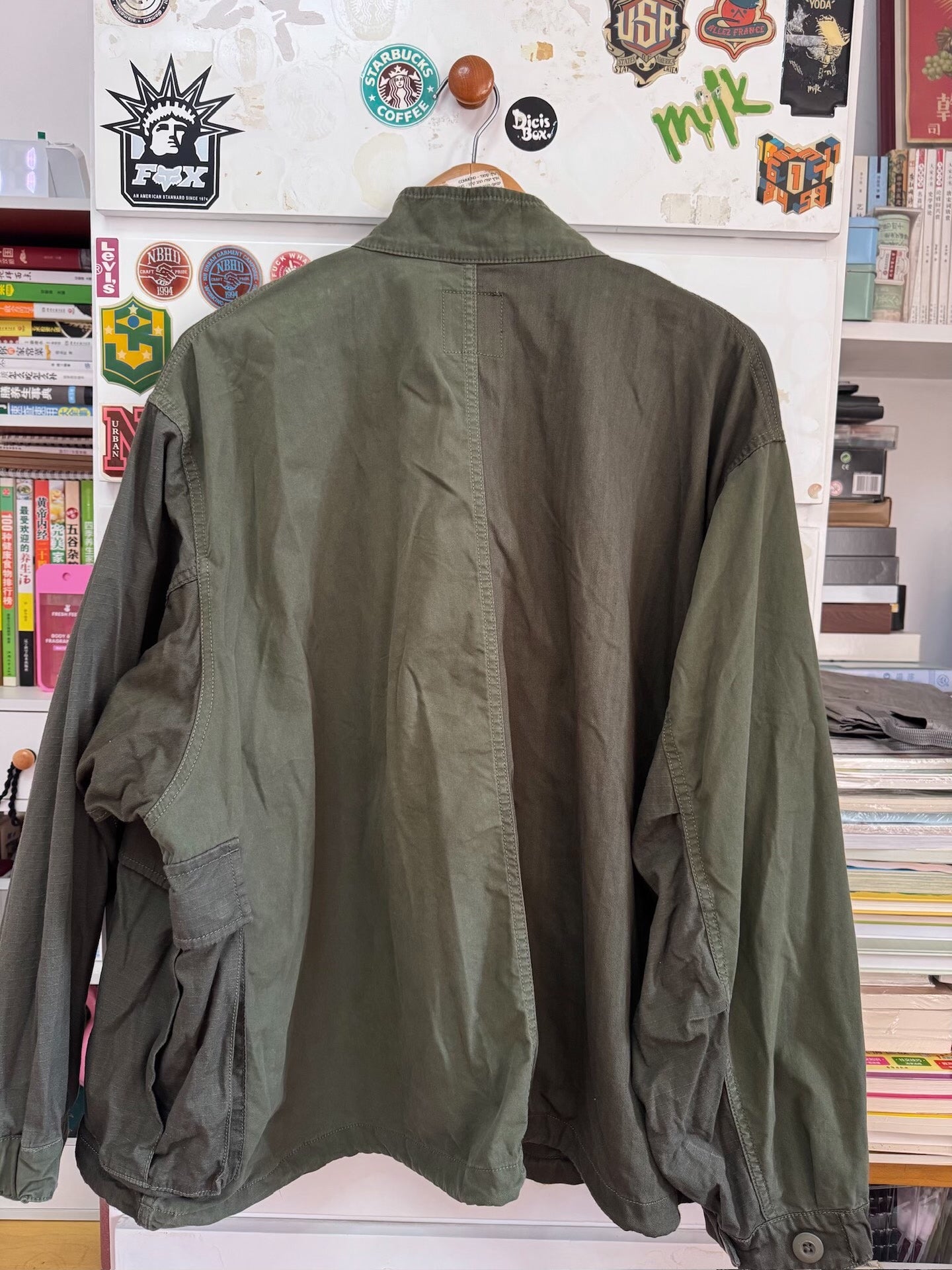 BEAMS M65 Utility Colorblock Jacket