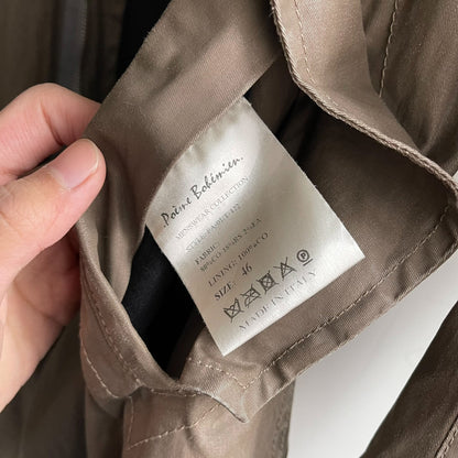 poeme bohemien waxed coat size 46