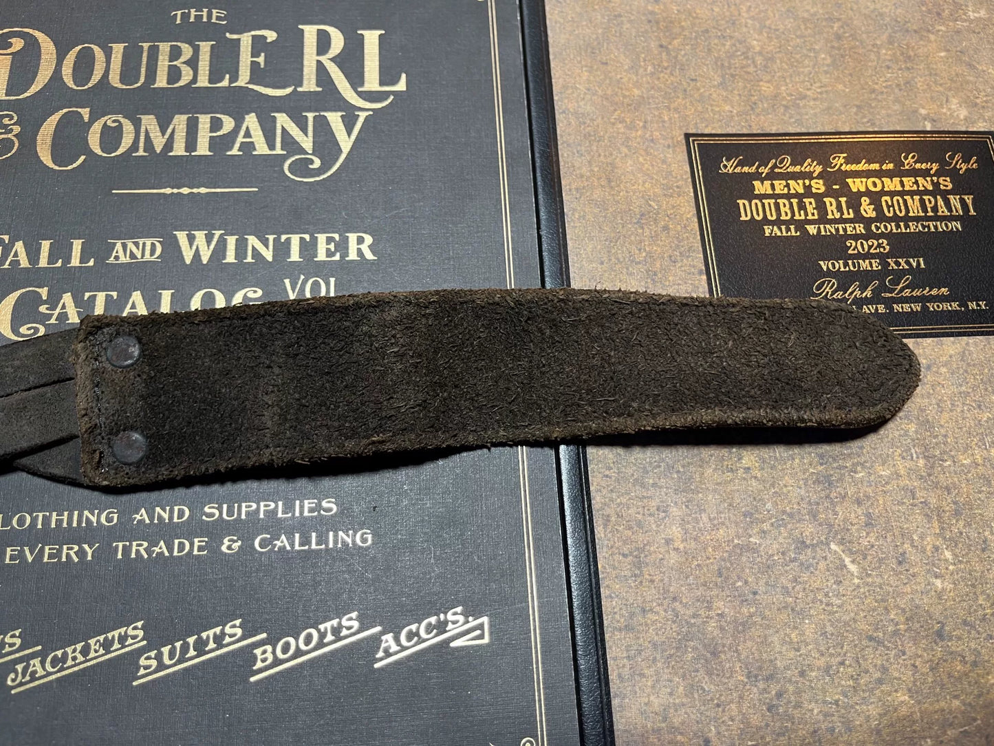 rrl woven leather belt by ralph lauren