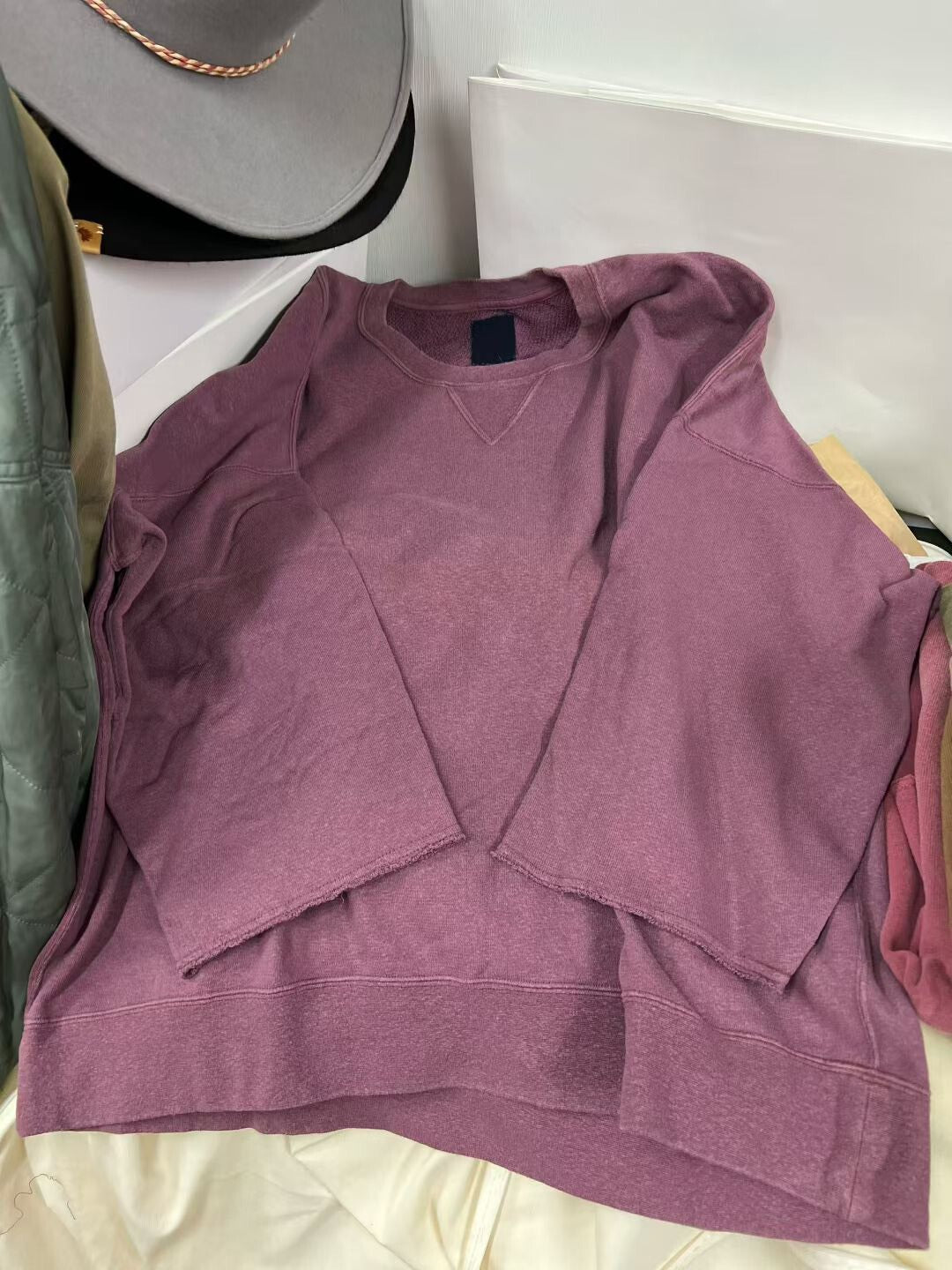 VISVIM ICT AMPLUS SB 3/4 Sweat