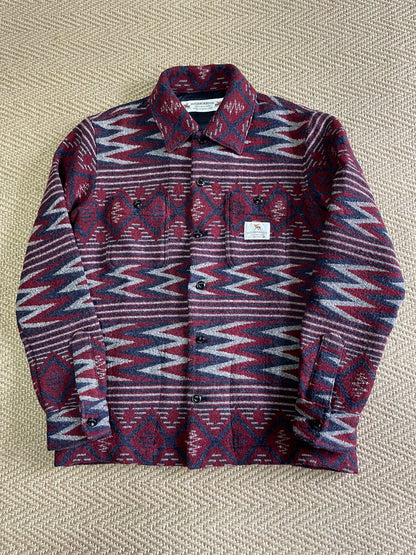 neighborhood red ethnic style jacket