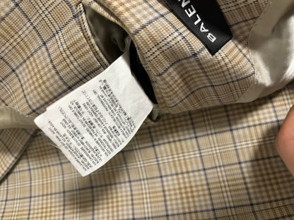 Balenciaga 2017SS Boxy Plaid Suit Set