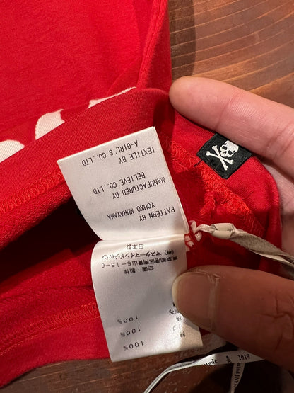 mastermind japan red logo short sleeve shirt