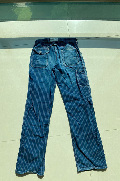 longshoreman bootleggers denim pants for men