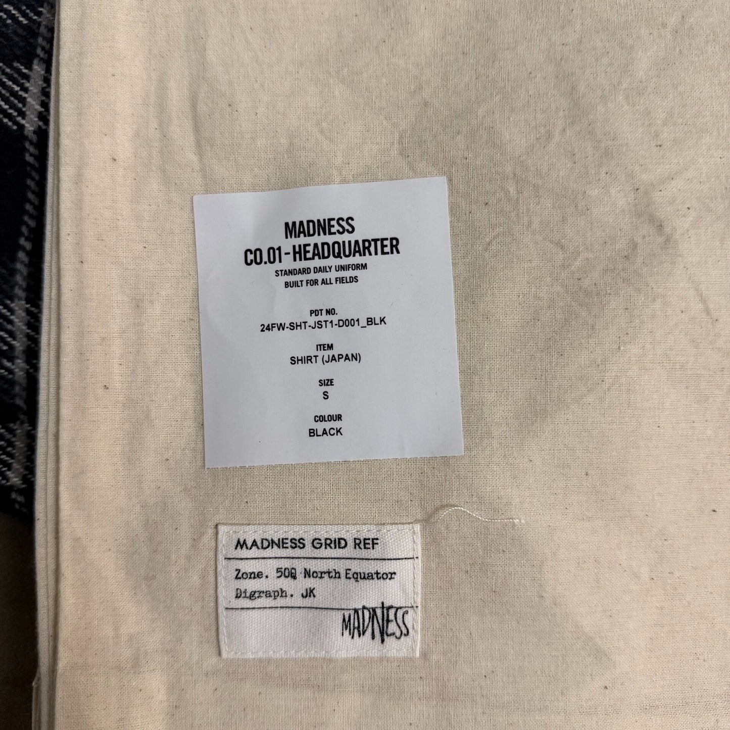 MADNESS Shredded Check Shirt