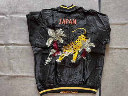 Toyo Beams Leopard Sukajan Embroidery Jacket