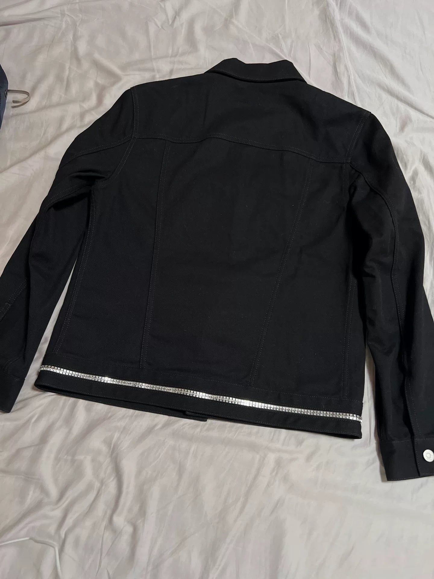 Givenchy SS22 Black Logo Button Jacket