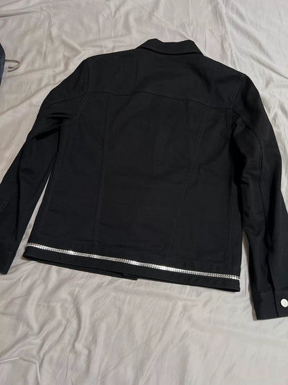 Givenchy SS22 Black Logo Button Jacket