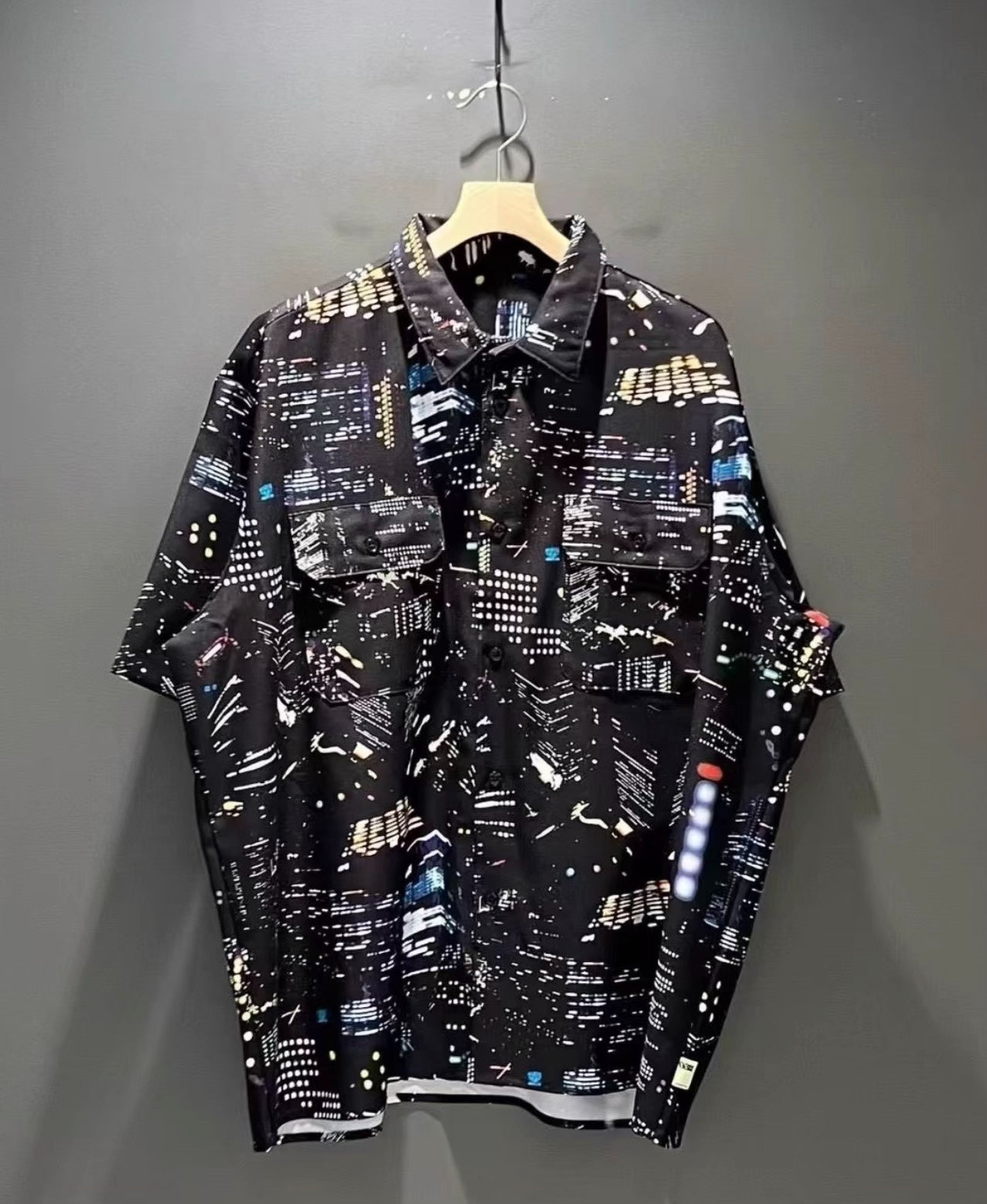 BEAMS SSZ Functional Pocket Hawaiian Shirt