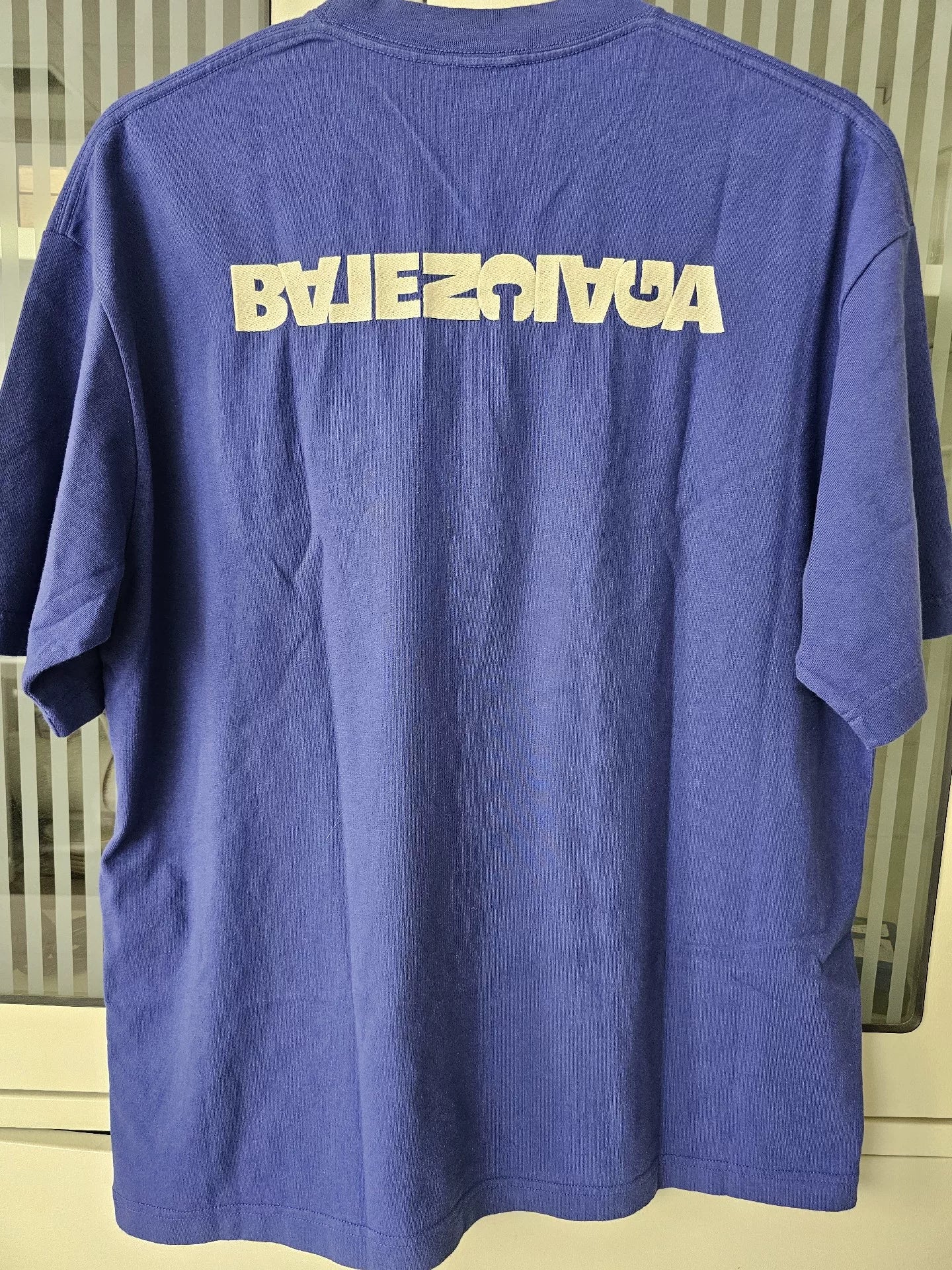Balenciaga Blue Short Sleeve T-Shirt